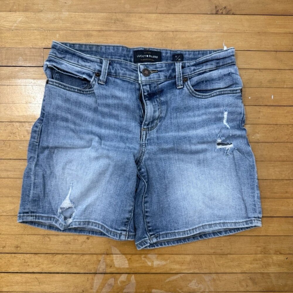 Lucky Brand Jean Shirts Distressed
